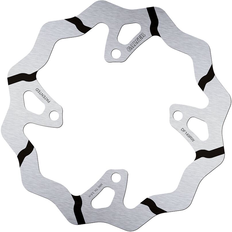 BRAKE ROTOR FIXED WAVE GROOVED 250MM