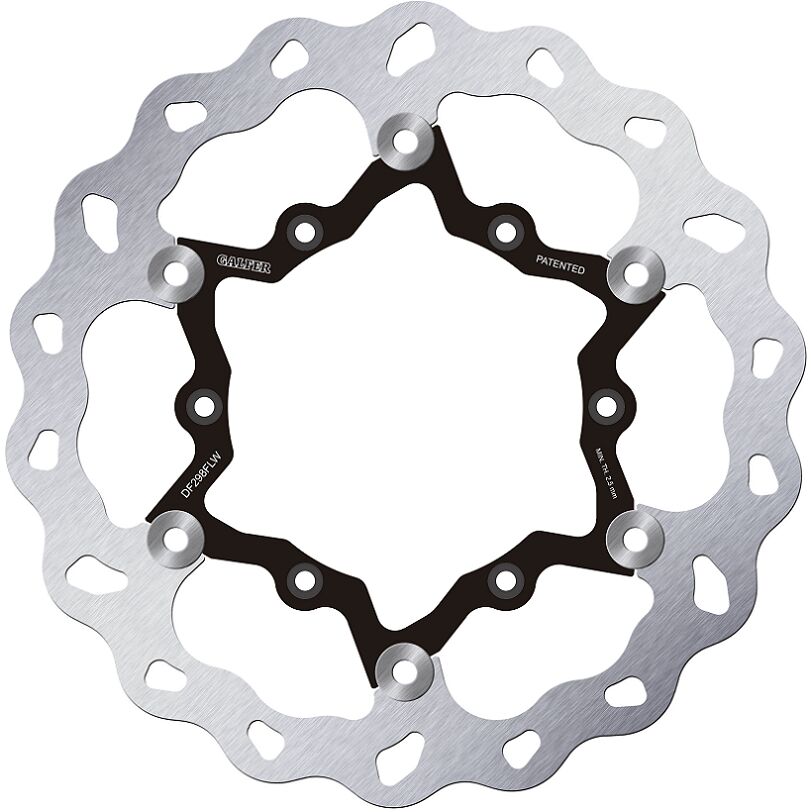BRAKE ROTOR FLOATING WAVE STEEL CENTER