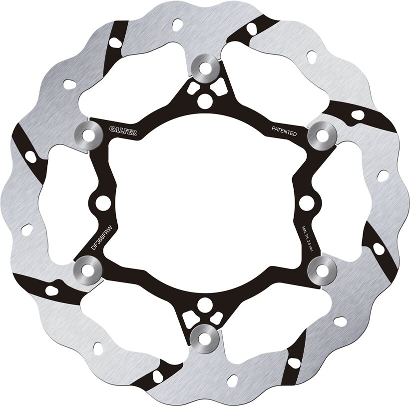 BRAKE ROTOR FLOATING WAVE GROOVED