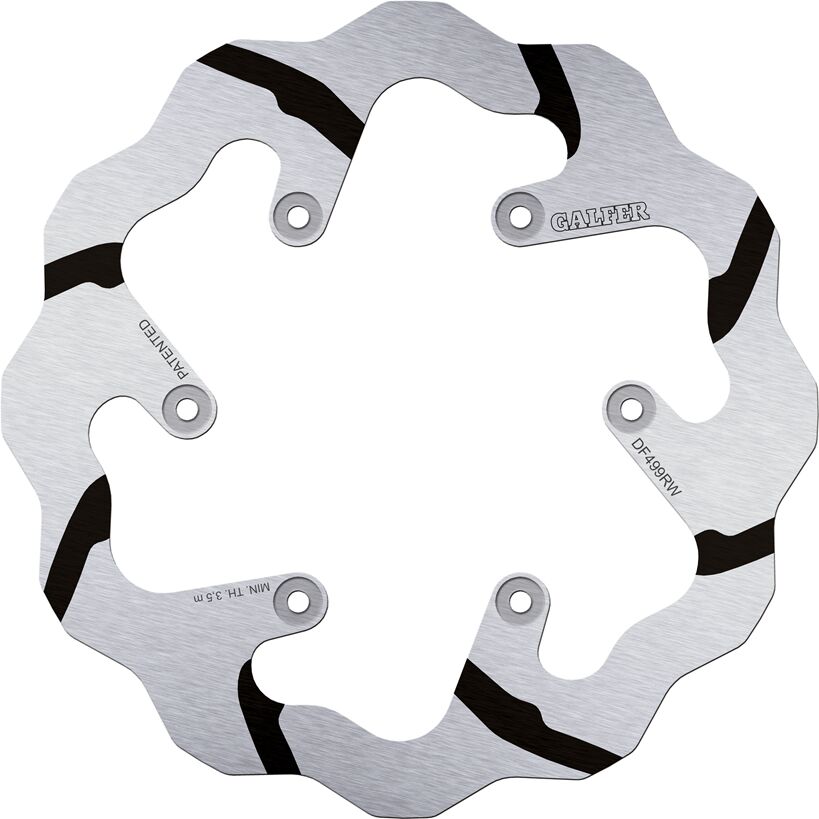 BRAKE ROTOR FIXED WAVE GROOVED 245MM