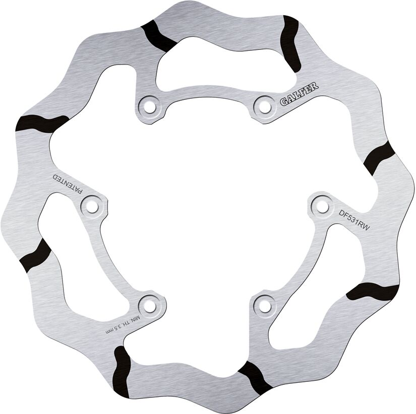 BRAKE ROTOR FIXED WAVE GROOVED 240MM
