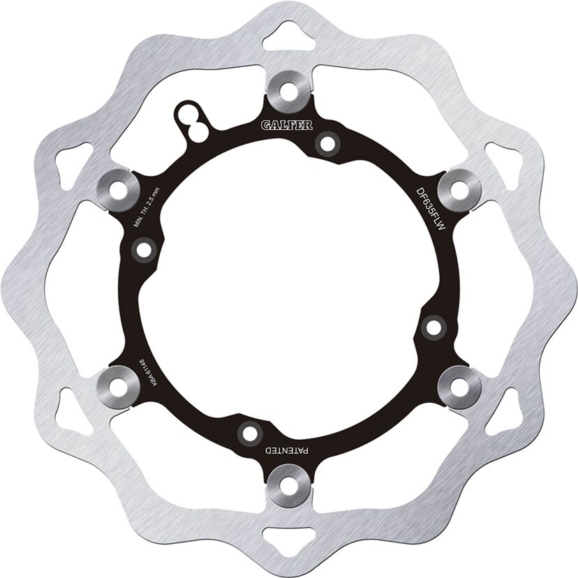 BRAKE ROTOR FLOATING WAVE STEEL CENTER