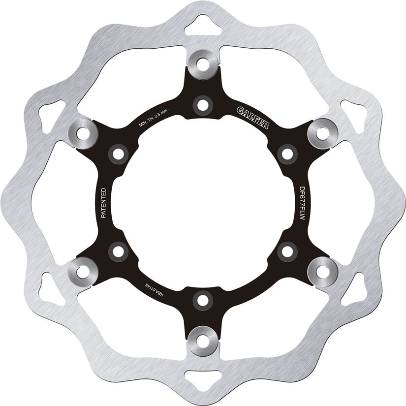 BRAKE ROTOR FLOATING WAVE STEEL CENTER