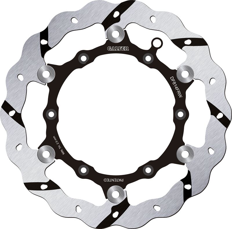 BRAKE ROTOR FLOATING WAVE GROOVED