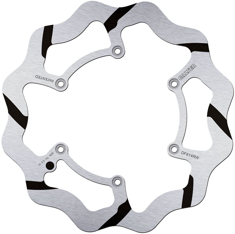 BRAKE ROTOR FIXED WAVE GROOVED 260MM