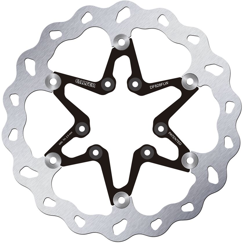 BRAKE ROTOR FLOATING WAVE STEEL CENTER