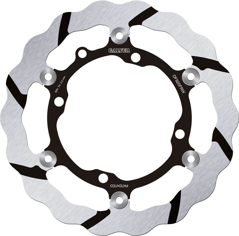 BRAKE ROTOR FLOATING WAVE GROOVED