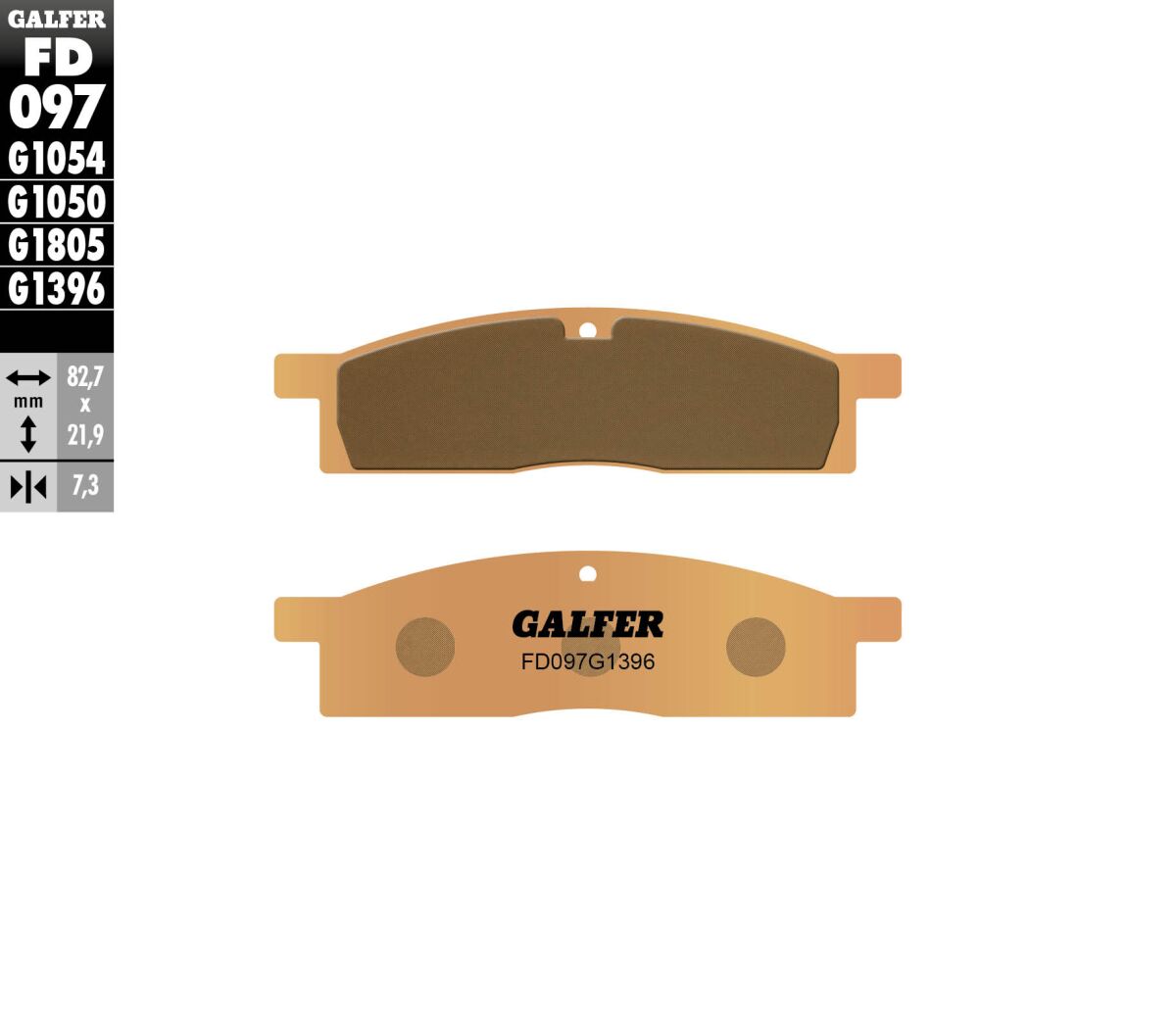 BRAKE PAD STREET SINTER