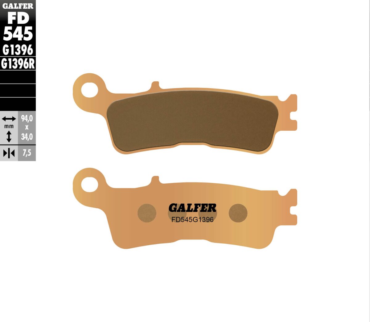 BRAKE PAD SINTER STREET