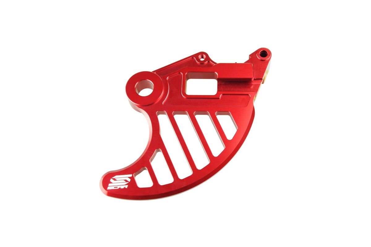 BRAKE ROTOR GUARD REAR RED