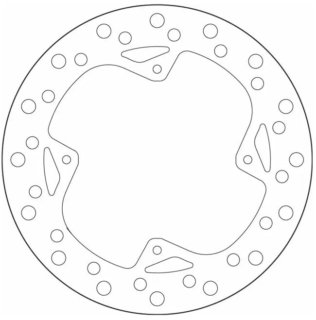 BRAKE ROTOR STANDARD FIXED ROUND