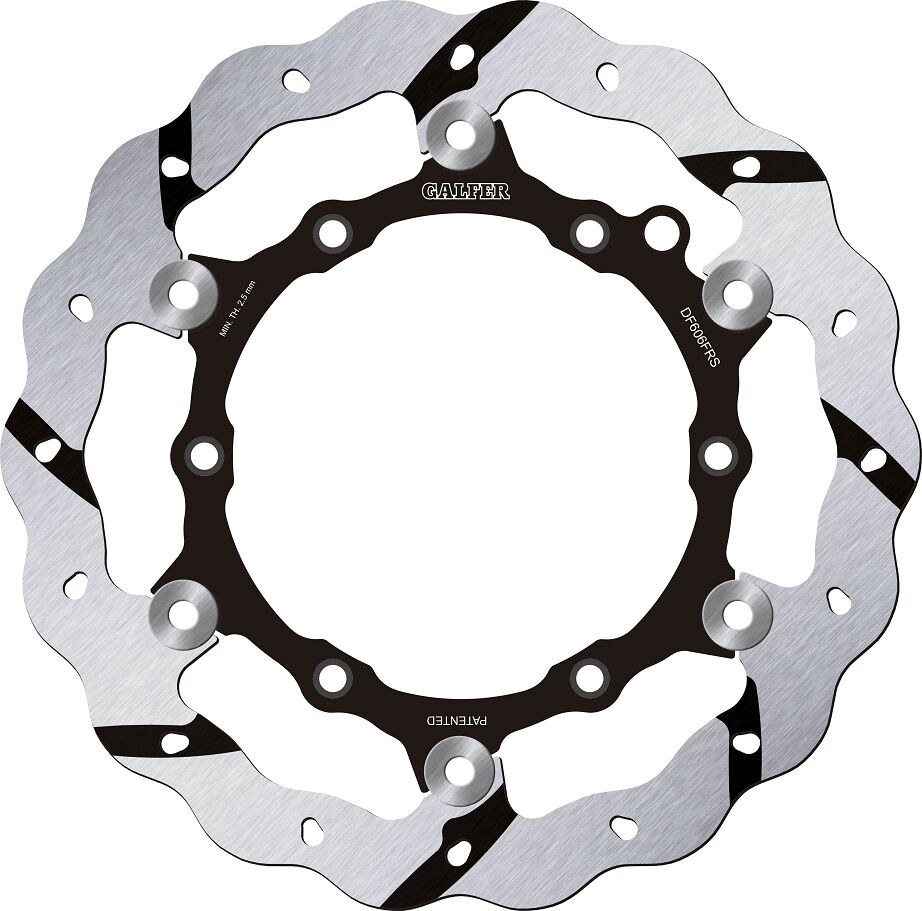 BRAKE ROTOR FLOATING WAVE GROOVED