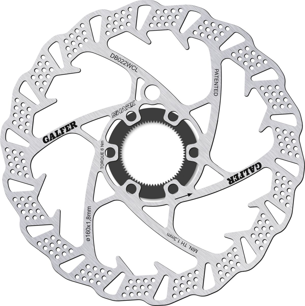 DISC SHARK 160X1.8MM C- LOCK