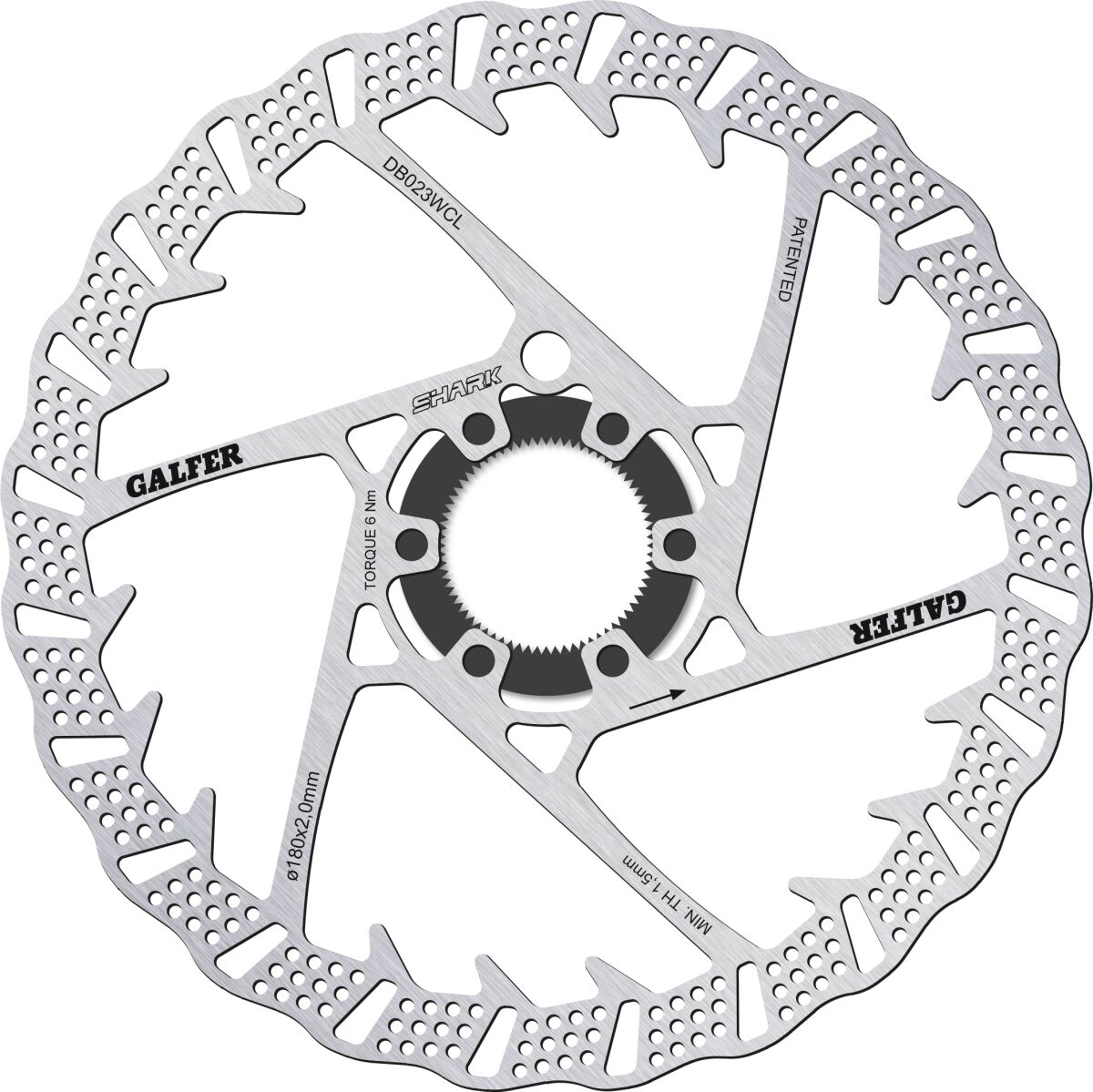 DISC SHARK 180X2.0MM C-LOCK