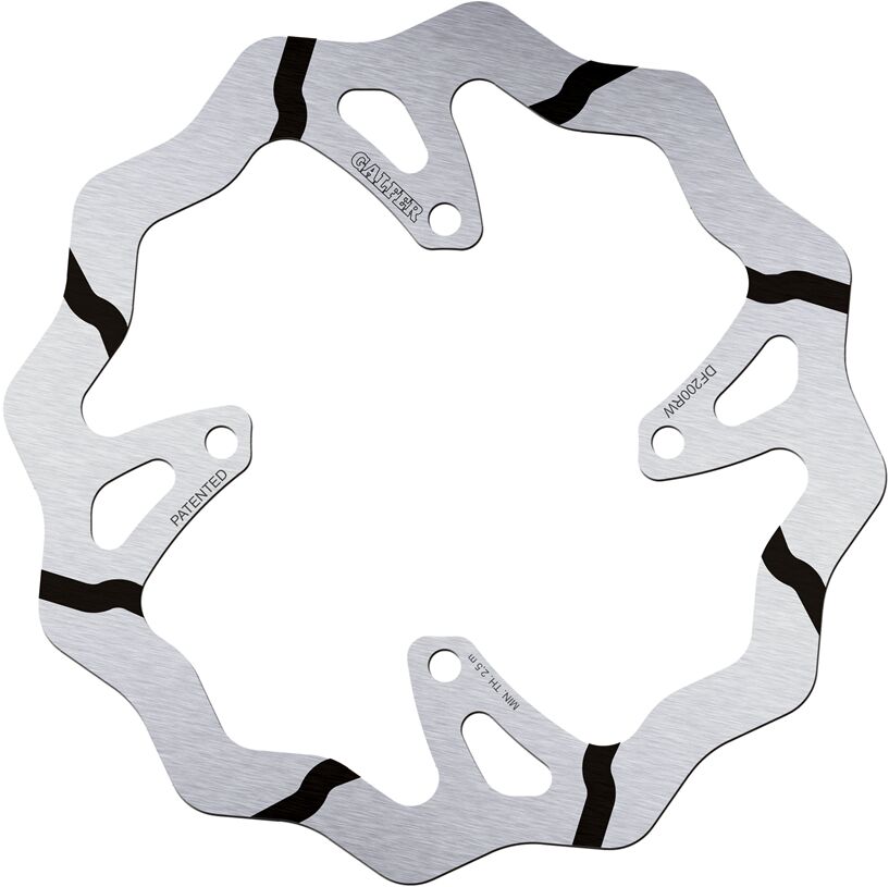 BRAKE ROTOR FIXED WAVE GROOVED 250MM