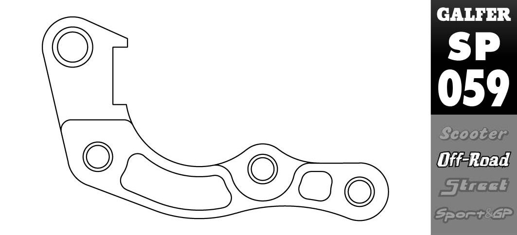 BRAKE CALIPER RELOCATION BRACKET