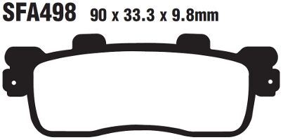 BRAKE PAD SFA SERIES ORGANIC SCOOTER