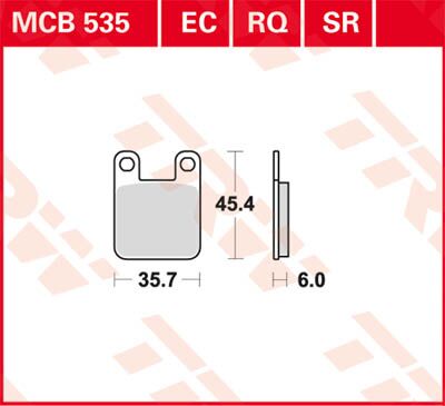 BRAKE PAD EC-ORGANIC