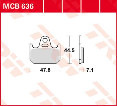 BRAKE PAD ALLROUND ORGANIC