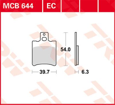 BRAKE PAD EC-ORGANIC