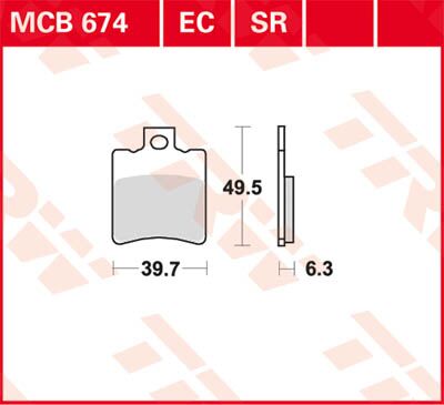 BRAKE PAD EC-ORGANIC