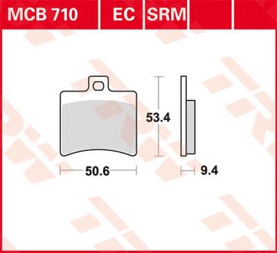BRAKE PAD EC-ORGANIC