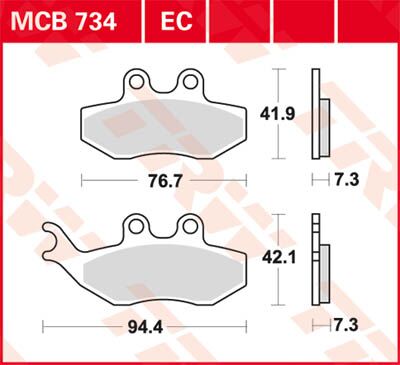 BRAKE PAD EC-ORGANIC