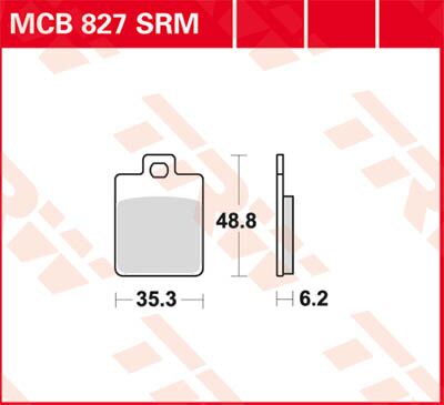 BRAKE PAD ALLROUND ORGANIC STANDARD