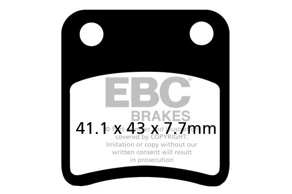 BRAKE PAD SFA SERIES ORGANIC SCOOTER