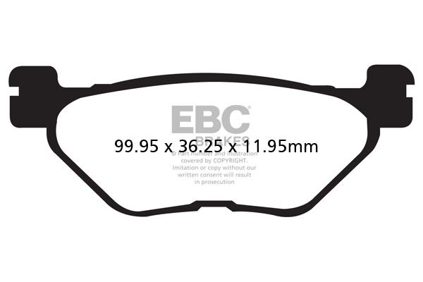 BRAKE PAD SFA SERIES ORGANIC SCOOTER