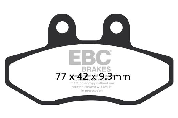 BRAKE PAD SFA SERIES ORGANIC SCOOTER