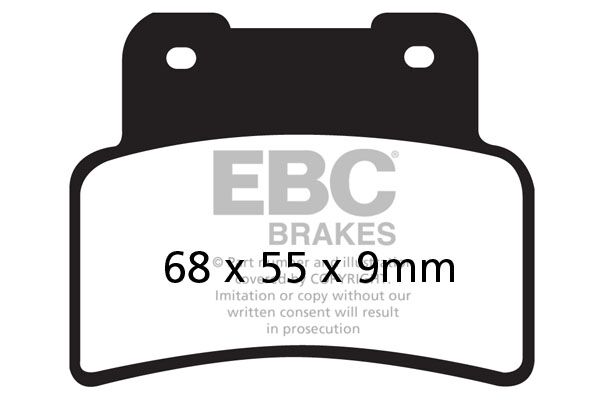 BRAKE PAD SFA SERIES ORGANIC SCOOTER