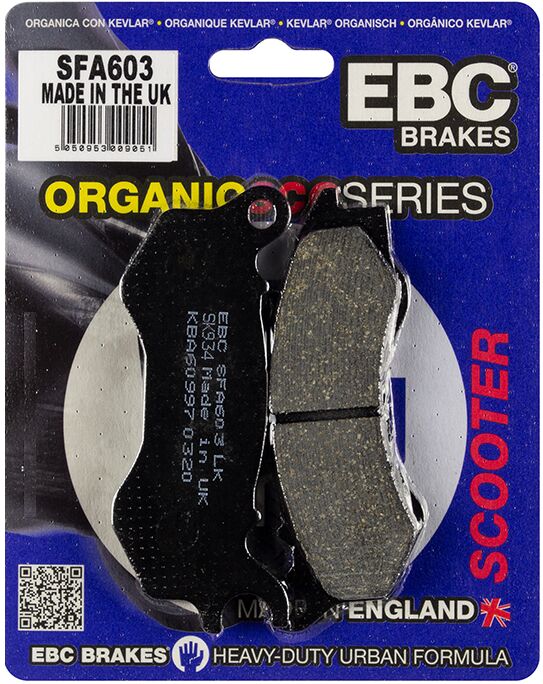 BRAKE PAD SFA SERIES ORGANIC SCOOTER