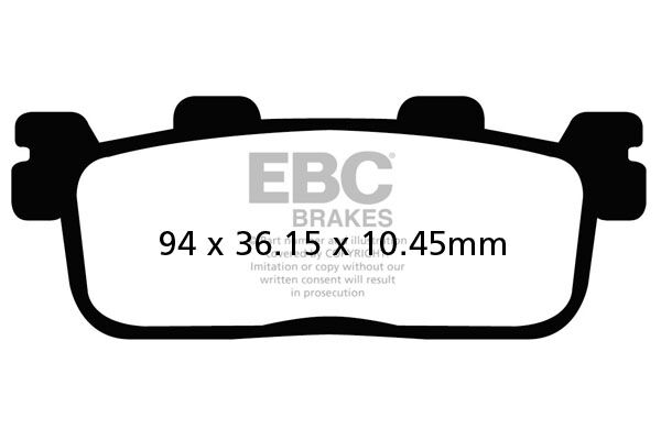BRAKE PAD SFA SERIES ORGANIC SCOOTER