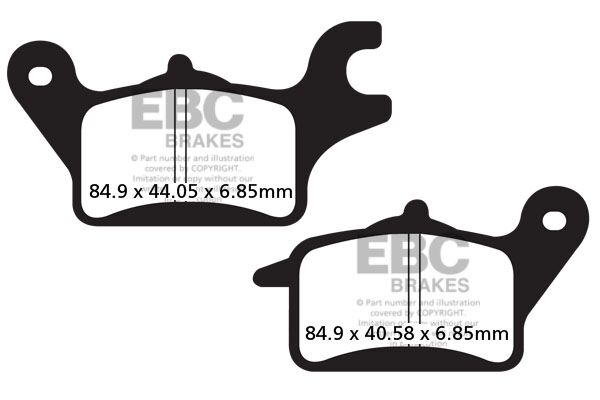 BRAKE PAD SFA SERIES ORGANIC SCOOTER