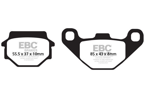 BRAKE PAD SFAC SERIES CARBON FIBER SCOOTER