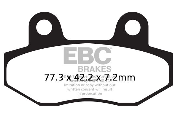 BRAKE PAD SFAC SERIES CARBON FIBER SCOOTER