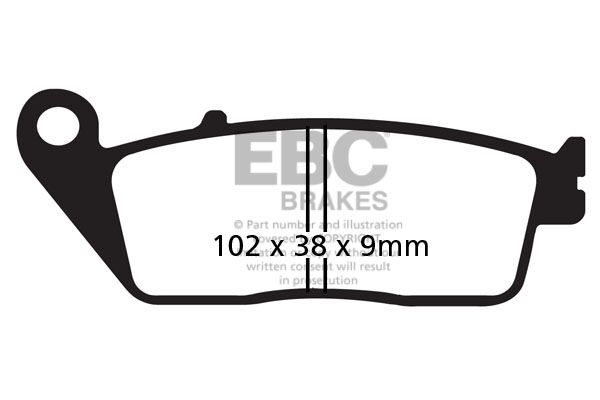 BRAKE PAD SFAC SERIES CARBON FIBER SCOOTER