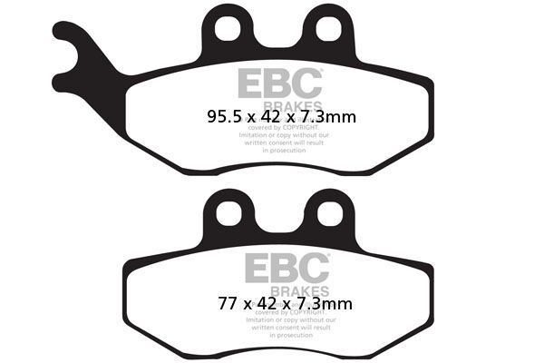 BRAKE PAD SFAC SERIES CARBON FIBER SCOOTER