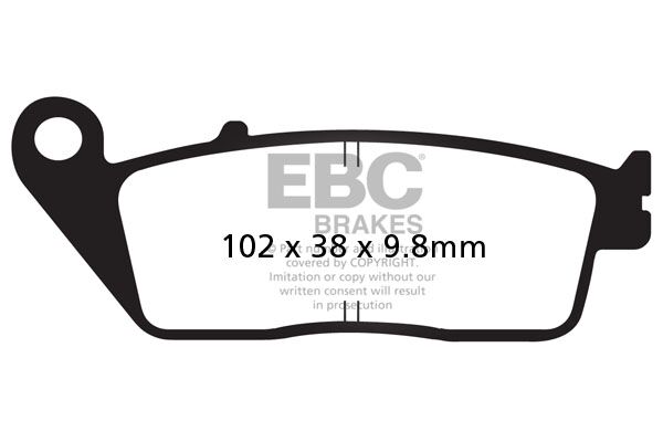 BRAKE PAD SFAC SERIES CARBON FIBER SCOOTER