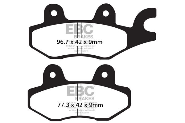 BRAKE PAD SFAC SERIES CARBON FIBER SCOOTER