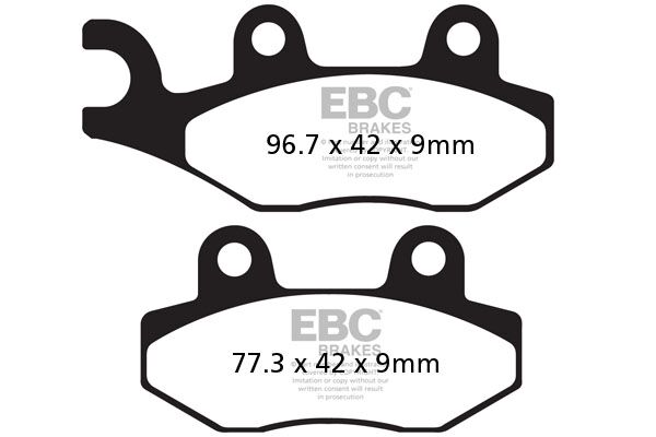 BRAKE PAD SFAC SERIES CARBON FIBER SCOOTER