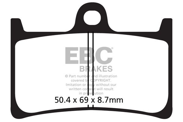 BRAKE PAD SFAC SERIES CARBON FIBER SCOOTER