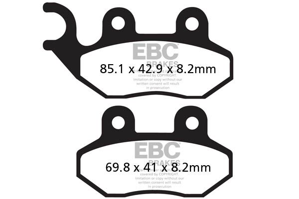 BRAKE PAD SFAC SERIES CARBON FIBER SCOOTER