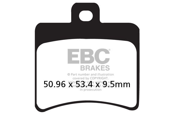 BRAKE PAD SFAC SERIES CARBON FIBER SCOOTER