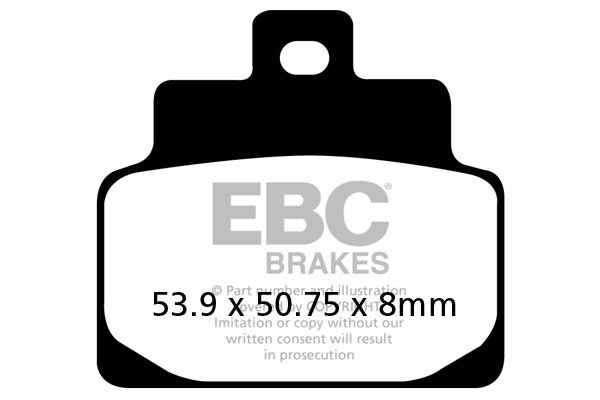 BRAKE PAD SFAC SERIES CARBON FIBER SCOOTER