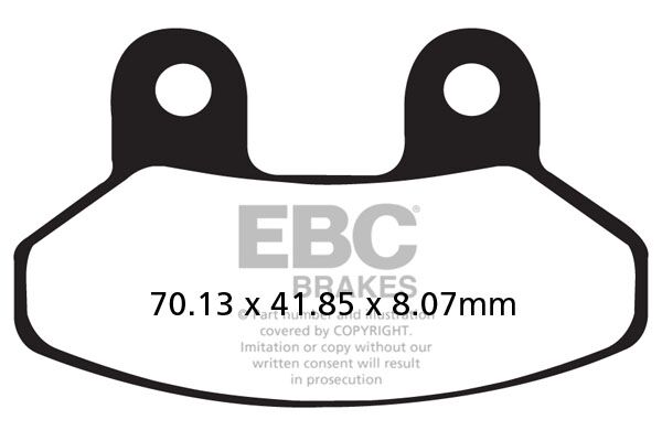 BRAKE PAD SFAC SERIES CARBON FIBER SCOOTER