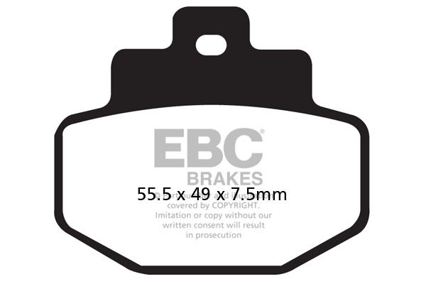 BRAKE PAD SFAC SERIES CARBON FIBER SCOOTER