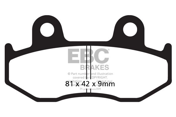 BRAKE PAD SFAC SERIES CARBON FIBER SCOOTER