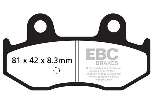 BRAKE PAD SFAC SERIES CARBON FIBER SCOOTER